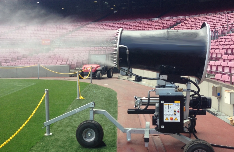 Samenwerking Stadium Grow Lighting (SGL) en Aquaco voor graskoelingsysteem